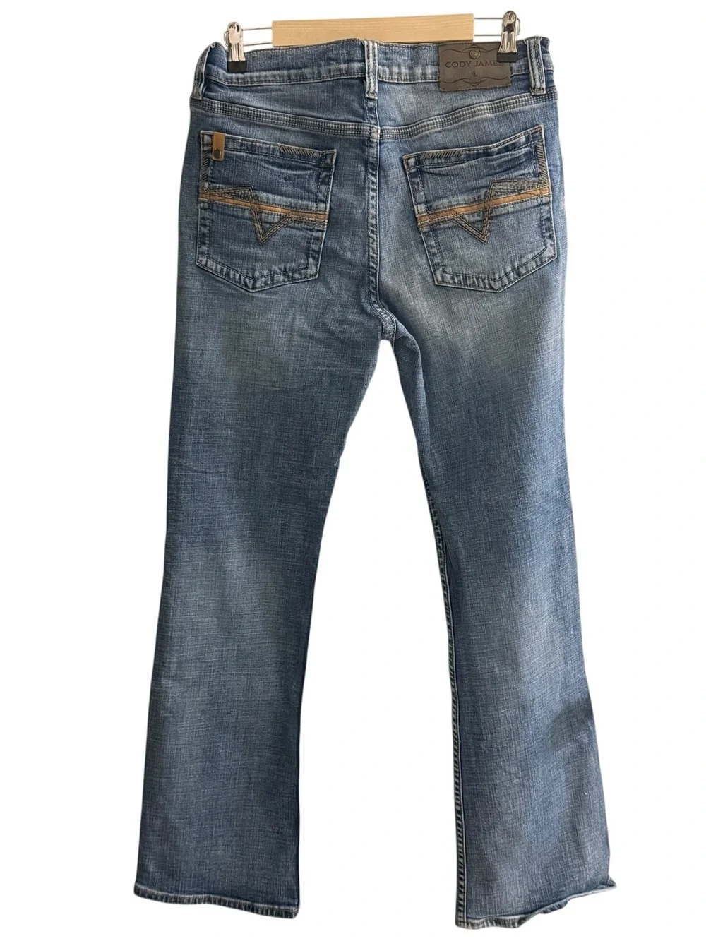 Cody James Bootcut Jeans Mens 33x34 Medium Wash Western Cowboy Rodeo